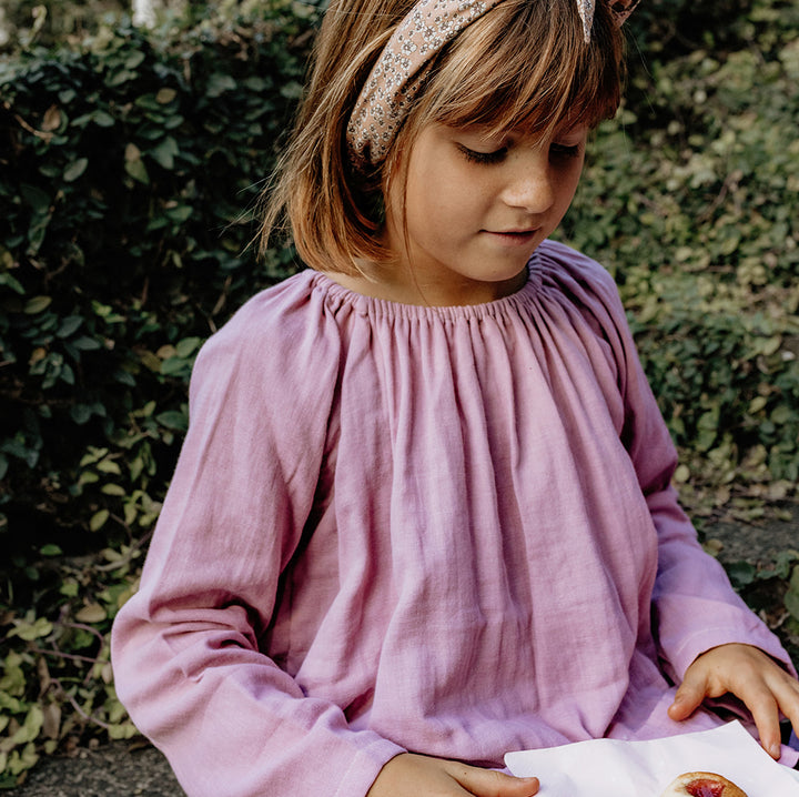 Super Soft Pocket Smock in Bittersweet Pink