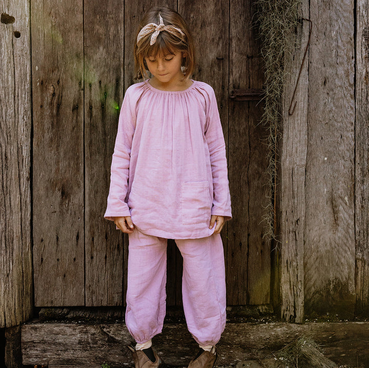 Super Soft Pocket Smock in Bittersweet Pink