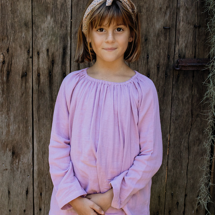 Super Soft Pocket Smock in Bittersweet Pink