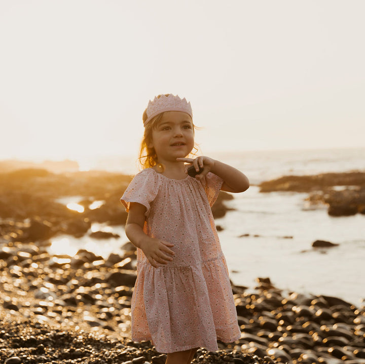 Flutter Dress in Pretty Pink Wildflower